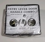 New Mega Handles Robell Entry Lever Door Cylinder Lock Satin Nickel. Fixed Price $59.95.