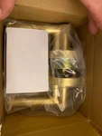 Miseno MLK1012SB Elkton Round Rod Single Cylinder Keyed Entry Door Lever. Fixed Price $34.95.