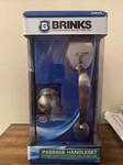 Brinks Passage Handle Set Interior Ball Doorknob Satin Nickel Finish New. Fixed Price $24.00.