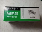 Bennington Passage Style Grade 3 Matte Blackdoorknob New Box. Fixed Price $10.00.
