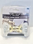 Stuff Crystal Door Knob Replacement Set Brass Finish. Fixed Price $19.50.