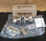 Kwikset Passage Aliso Satin Nickel Entry Door Knob 92001- 576. Fixed Price $23.99.