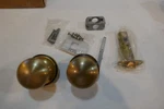 Nostalgic Warehouse Antique Brass New York Knob Classic Rosette Passage. Fixed Price $124.95.