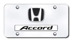 Au-tomotive Gold Compatible For Honda Accord Name And Logo License Plate Chrome. Fixed Price $79.04.