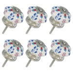 6 Pack Ceramic Knobs Pumpkin Drawer Flower. Fixed Price $22.72.