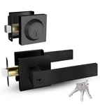Mega Handles Robell Entrance Combo, Entry Lever Door & Single Cylinder.... Fixed Price $83.68.