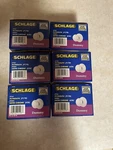 Schlage Dummy Knob Plymouth F170 Satin Chrome 626 (lot Of 6). Fixed Price $35.25.