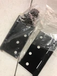 Emtek 91014US10B 4"X4" Oil Rubbed Bronze Mortise Hinge Pair - Square Corner. Fixed Price $13.83.