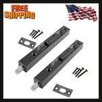Security Door Bolt Latch Double Lever Action Flush French Slide 2PK 6 Stainless. Fixed Price $16.43.