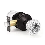 Knobwell Modern Round Crystal Door Knobs Frosted Glass Privacy Function Oil .... Fixed Price $40.82.