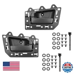 Trq Front Inside Black Door Handle Pair 05-10 Jeep Grand Cherokee. Fixed Price $134.39.