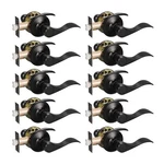 Door Handle Lever 10 Pack Matte Black Keyless Passage Closet Knobwell Interior. Fixed Price $209.99.