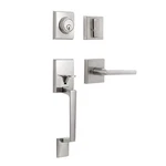 Neutype Front Door Handle Set Entrance Lock Satin Nickel Heavy Duty .... Fixed Price $104.29.