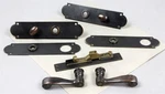 Baldwin Pocket Hardware Lot Back Plates/door Pulls/handles/edge Bronze. Fixed Price $149.95.
