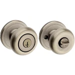 Kwikset Juno Smartkey Antique Brass Entry Lockset KW1 1-3/4. Fixed Price $57.44.