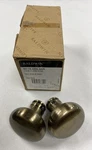 Baldwin 5015.050.MR Knob X Less Rose - Satin Brass & Black (one Pair). Fixed Price $50.99.