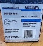 Baldwin 5455-326-RPRI Privacy Lever Latchset Rh. W/2 Door Handle Polished Color. Fixed Price $64.00.