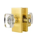 Glass Door Knobs Interior With Lock Crystal Gold For Bed/bath Privacy. Fixed Price $61.23.