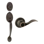 Design House Springdale Brass Coventry Door Handleset W/ Deadbolt Bronze. Fixed Price $139.78.