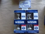 2- Weiser Satin Nickel Entry Lockset P15 Smt Ms 6LR1 9GA5310-103 DK9. Fixed Price $30.00.