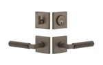 Viaggio 630612 Quadrato Rosette Entry Contempo Fluted Lever Titanium Gray 2-3/8. Fixed Price $125.00.