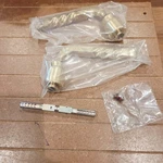 Baldwin Estate 5132-030-MR Passage Door Lever Handle Pair Polished Brass Nos. Fixed Price $55.00.