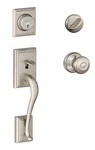 Schlage Addison Single Cylinder Handleset Georgian Knob, Satin Nickel. Fixed Price $89.99.