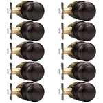 10 Pack Oil Rubbed Bronze Passage Door Knobs Stainless Steel Interior Hardware. Fixed Price $104.90.