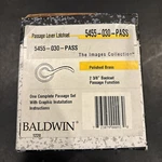 Baldwin 5455-030-PASSAGE Lever Latchset Polished Brass Read. Fixed Price $49.99.