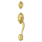 Schlage F92BRK605 Polished Brass Brookshire Exterior Dummy Handle (interior Sid. Fixed Price $135.33.