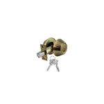 Premier Lock DB14C Antique Brass Deadbolt Door Double Cylinder 2 SC1 Keys. Fixed Price $21.95.