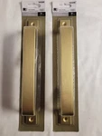 Lot Reliabilt 10" Door Handles Soft Gold Finish #3635280. Fixed Price $26.44.