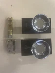 Baldwin Pv.ccy.cfr Contemporary Crystal Privacy Door Knob Set - Black. Fixed Price $128.05.