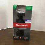 Kwikset Pismo Passage Hall/ Closet Door Knob In Matte Black Model 97200-887. Fixed Price $20.00.