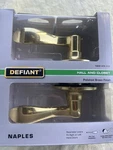 Defiant Naples Hall/closet Door Lever Polished Brass 1008974333 Nos. Fixed Price $17.99.