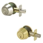 Callan, Single Cylinder Deadbolt, US15 Satin Nickel Or US3 Polished Brass. Fixed Price $29.95.