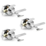 3 Packs Round Entry Door Lever For Office/front With Same Keys,keyed Ali.... Fixed Price $86.87.