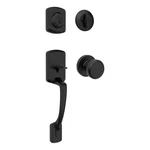Kwikset Henley Single Cylinder Handleset Maven Knob Smartkey Matte Black. Fixed Price $79.99.