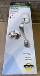 Defiant Castle Satin Nickel Entrance Door Handle Knob Set. Fixed Price $24.97.