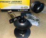 Legend 931123 Privacy Egg Oval Hape Oil Rubbed Bronze Handle Knob Lock New. Fixed Price $25.00.