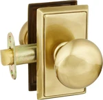 Emtek 8121PUS7 Providence Door Knob Set W/rectangular Rose - French Antique, New. Fixed Price $129.00.
