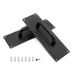 Stainless Steel Pull/push Door Handle With Plates - Escape & Fire. Fixed Price $26.48.