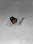 Belwith Keeler B077977LRMB Knob 1-1/4" Matte Black & Brown Leather Finish. Fixed Price $17.26.