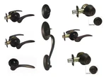 Oil Rubbed Bronze Door Handle Knob Lever Keyed Privacy Passage Dummy Deadbolt. Fixed Price $13.95.