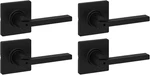 Kwikset Casey Interior Privacy Door Handle With Lock 4 Pack, Lever For Bath. Fixed Price $147.94.