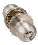 Schlage Corona Knob Bed And Bath Lock Satin Stainless Steel - J40 Cna 630. Fixed Price $5.95.