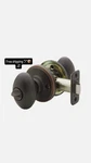 EK2030TB Egg Door Knob, Privacy Function, 1 Pack, In Tuscan Bronze New 0923. Fixed Price $19.99.