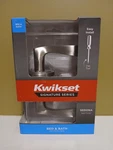 New Kwikset 97301-023 Sedona Bed/bath Lever Satin Nickel. Fixed Price $18.00.