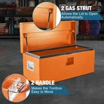 Peakpursuit Orange Steel Truck Bed Tool Box 48X15X15 Storage Heavy Duty. Fixed Price $193.99.