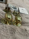 Baldwin 5425-030 Pass Egg Knob Oval Latch Set High Polish Brass New Os Box R$285. Fixed Price $224.95.